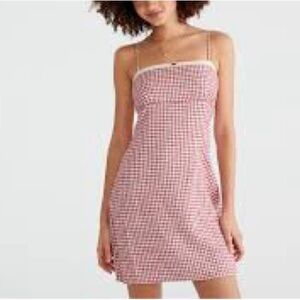 RILEY &JAMES- NWT Red and White Gingham Dress Size Small